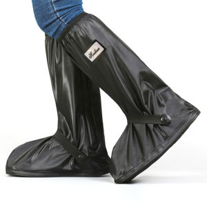 Rain Boots Shoe Covers Waterproof Reusable Shoes Protector with Reflector for  Motorcycle Rider & Cycling Rider PVC Boot Covers SP400