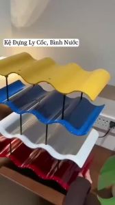 Kệ Đựng Ly Cốc Bình Nước MONO Nhựa ABS Cao Cấp Giá Để Bình Nước Chống Trơn Trượt Gọn Gàng Nhà Bếp