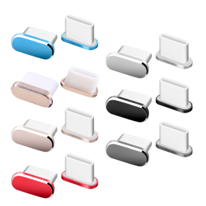 Headphone Jack Dustproof Accessories Charging Ports Protector Type-C Anti Dust Plug Portable Metal Dust Stopper