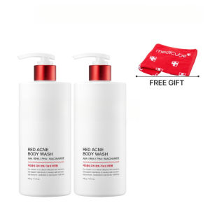 Red Acne Body Wash Bacne  Asid Salisilik  Niacinamide  Rawatan Jerawat  Pencuci Badan