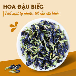 Hoa đậu biếc sấy lạnh 100g trà hoa đậu biếc pha trà nấu chè nấu xôi làm bánh thạch