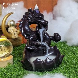 Asap Terjun Naga Air Panlong Bahan Keramik Gratis 20 Dupa Aromaterapi Campur Pengharum Toko UwU