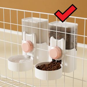 Bát ăn và  Uống Gắn Tự Động Đa Năng có thể để sàn nhà cho thú cưng