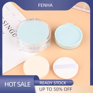 FENHA Reusable Empty Air Cushion Puff Box Portable Cosmetic Makeup Case Container With Powder Sponge Mirror For BB Cream Foundation