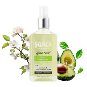 SAUCE Hair Perfume Spray Jasmine Bliss 5.2 Fl Oz For Everyday Use    Long-Lasting Hair Fragrance and Body Mist for Women Brazilian Jasmine and Saffron Notes Lightweight UV Protection