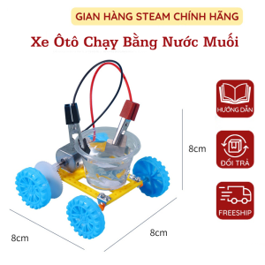 Đồ Chơi Mô Hình Xe Ôtô Chạy Bằng Nước Muối Tích Điện Thích Hợp Động Cơ Di Chuyển Truyển Động Học Cụ Stem Cho Bé
