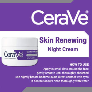 Cerave Skin Renewing Vitamin C Serum with Ceramides/Skin Renewing Gel Oil/ Nightly Exfoliating /Day/Night Cream