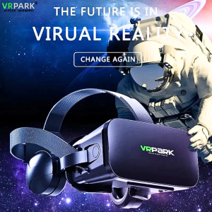COD VRPARK VR Box Kacamata Virtual Reality Glasses Headset with Headphone - J20