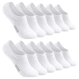 6 Pairs Ankle Socks for Women and Men Invisible No Show Design Antislip Breathable Low Cut Sneaker Liner Socks