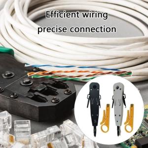 Multifunctional Networking Installation Punch Down Tool Multifunction Networking Wire Cat5 Telephone Insertion Impact Terminals