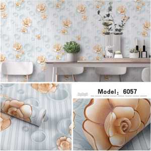 Wallpaper Stiker Dinding Batik Ruang Tamu Premium Quality 45cm x 1meter Wallpaper Berkualitas