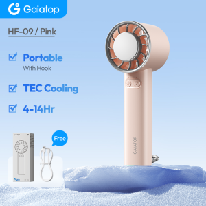 Gaiatop Ice Mini fan High Speed Refrigeration Handheld Fan Portable Fan Rechargeable 2000mAh