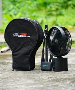 Borneo Overland Portable Camping Fan Storage Bag Protection Cover For Opolar 10" 20000mAh Tripod Fan WH91