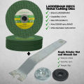 Angle Grinder Nut and Wrench Set with Inner Flange Spanner and Outer Lock Nut Tool. 
