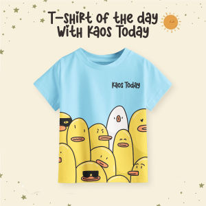 Kaos Atasan Anak Lengan Pendek Full Print Premium Laki Laki Perempuan | Bebek 02