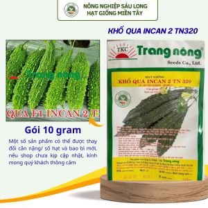 GÓI 10 GRAM - HẠT GIỐNG KHỔ QUA INCAN 2 TN320 TRANG NÔNG