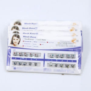 10packs/200pcs Buccal Tubel Mesh baseStandard Roth MBT EDG 345hook 022slot