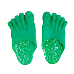 1Pair Hulk Slippers Creativity Funny Big Foots Slippers Simulation Barefoot Slippers