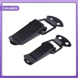 【CANAMEK】 2 cái chốt Bắt Vịt-Miệng khóa móc gỗ hộp hasps kẹp sắt mùa xuân bắt Clasp nạp vẽ chuyển đổi kẹp hasps
