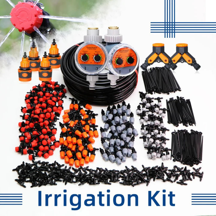 Garden 30-50M Watering Irrigation System Automatic Drip Kit Adjustable ...