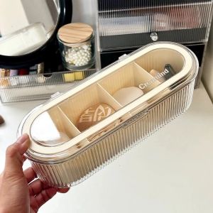 Multi Function Dust-proof Cover Makeup Brush Puff Sponge Storage Box Organizer for Brushes & Sponges Puff