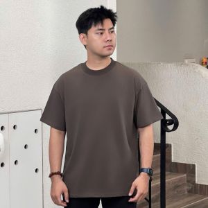 Áo thun nam DayM | Basic Tee Version 2 - Form Âu oversize 100% cotton co giãn 2 chiều thoáng mát 250gsm