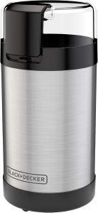 One Touch Coffee Grinder 2/3 Cup Coffee Bean Capacity Spice Grinder One Touch Push-Button Control -150 Watts -Stainless Steel Blades-Customized