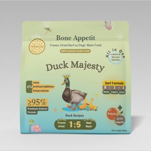 Bone Appetit - Premium Dogs Freeze Dried Main Food - Duck Majestic
