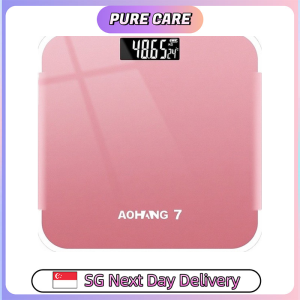 【Pure Care】 AOHANG 7 Smart Body Scale / USB Rechargeable / Type-C / LCD Digital Display