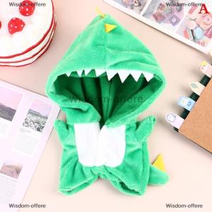 [COD] Wisdom-offere Hand-made suit 20cm Shark Dinosaur Doll Clothes Stuffed Gift Doll accessories