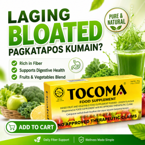TOCOMA Colon Cleanse Fiber Detox | Helps Remove Waste & Supports Healthy Bowel Movement