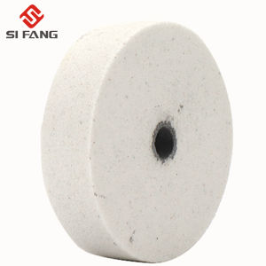 SI FANG 75mm 3inch Stone Grinding Wheel Silicon Carbide/White Corundum Grinding Wheel with 10mm Drill Arbor Adapter for Drill Rotary Tools & Bench Grinder Buffer Electric Drill for Non-Metal and Metal Grinding Polishing and Rust Removal