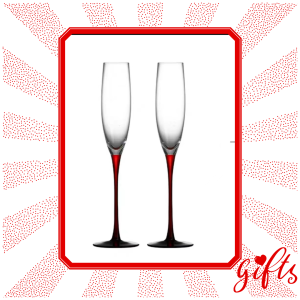 [SG Stocks]  [Gift Set] Ambrosia Grand Cru Rouge Slim Tulip Champagne Glass (set of 2)
