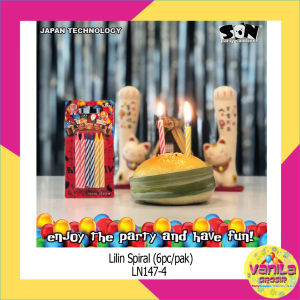 (1Set isi 6pcs) Lilin Spiral 6pcs (SON) lilin ulangtahun lilin ultah lilin happy birthday