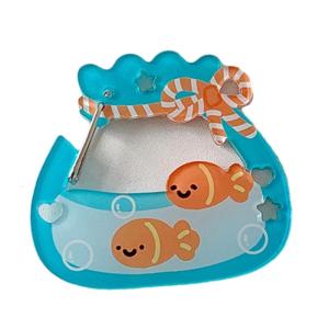 Decorative Acrylic Carabiner Clip For Keychains Outdoor Lightweight and Practical Bag Accessory Students Office Worker