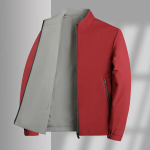 Mens Lightweight Bomber Jacket Causal Fashion Stylish Windbreaker Light Jacket Oft and Comfortable Fabric