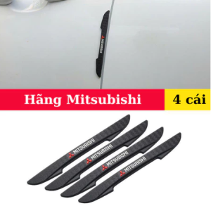 Bộ 4 nẹp chống xước Ô Tô miếng dán gương chiếu hậu chống va đập cửa cản xe hơi bảo vệ trang trí xe