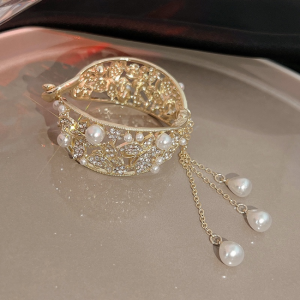 Tua kẹp tóc Top kẹp tóc đuôi ngựa kẹp tóc hình Vuốt Cho Bun Bướm Đuôi Ngựa Clip Ngọc Trai Nụ Kẹp Tóc Cho Phụ Nữ Phụ kiện tóc