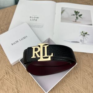 【3.5cm】RLL Reversible Belts for Men Genuine Cow Leather Belt Brown Belt Doublesided Waistband for Jeans Males Belt