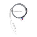K-Type Thermocouple Probe 1mm x 100mm 2-wires Temperature Sensors 2-Terminals 1m. 