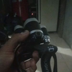 Senter kepala super terang bisa cas ulang Headlamp Headlight 3 LED Cree XM-L T6 + 2 XEP - L3