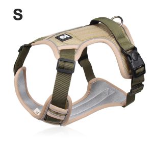 VIVAZ Shockproof Dog Leash Vest Wear-resistant Reflective Dog Chest Strap Adjustable Pet Dog Training Vest for Golden Retrievers Small Medium and Large Dogs