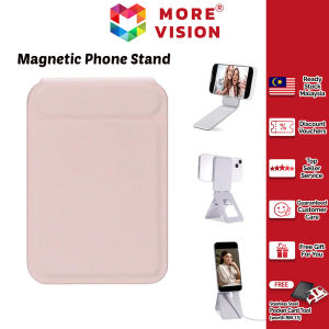 Magnetic Phone Stand Rotation Portable Folding Mobile Holder Invisible Selfie Bracket Adjustable Magsafe Travel-Friendly