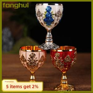 fanghui แก้วใส่ไวน์เครื่องดื่มขนาดเล็กสุดสร้างสรรค์แบบย้อนยุค30มล. บาร์สไตล์ยุโรป