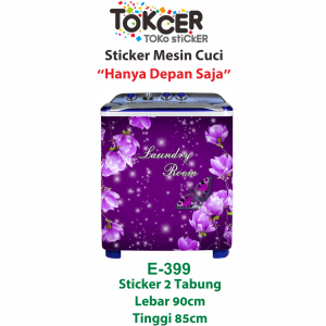 Stiker KULKAS/KOMPOR/MAGICOM/MESIN CUCI/AC Kupu-kupu UNGU