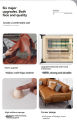 โซฟารูปตัวแอล โซฟา​In genuine leather sofa  living room Italian style. 