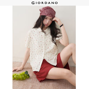 Giordano Women Women Pure Cotton Shirt Free Shipping 18346607