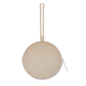 Silicone Pacifier Pouch Pacifier Storage Bag Round Case Easy to Carry Ensures Cleanliness for Busy Parents & Travel