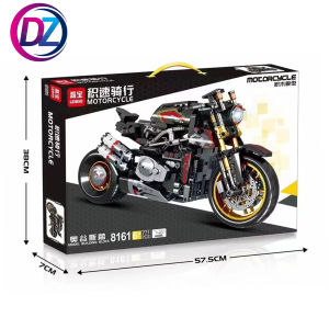 2024 Classic Motorbike Building Model Blocks Moto City Racer Bricks Toys for Kids Boys Children Adult MOC Sets High-tech 823Pcs toys for boy 领木GSX摩托车儿童益智拼装积木摆件手办生日礼物儿童节礼品