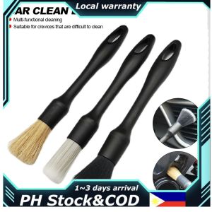 【Prompt delivery】3PCS Car Detailing Brush Super Soft Auto Interior Detail Brush With Synthetic Bristles Car Dash